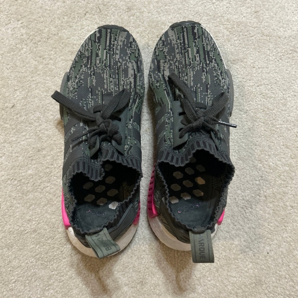 adidas Black and Pink Athletic Shoes